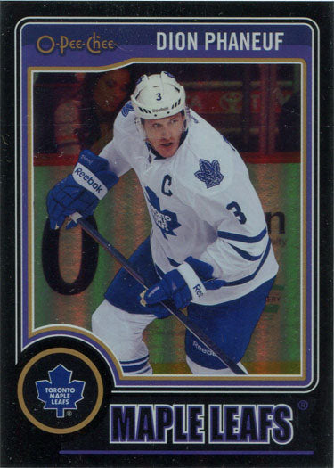 O-Pee-Chee Hockey 2014-15 Black Rainbow Parallel Card 429 Dion Phaneuf 036/100