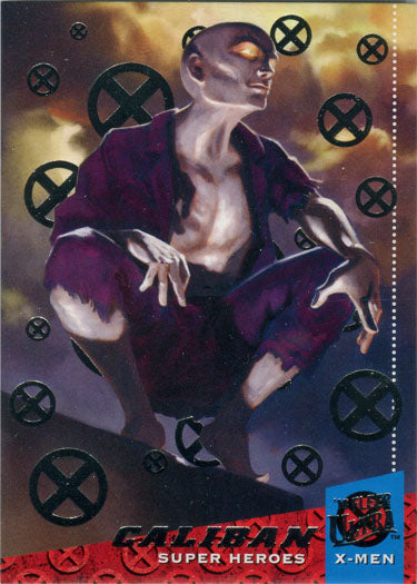 X-Men 2018 Fleer Ultra Silver Foil Base Parallel Card 45 Caliban
