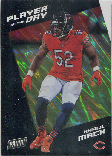 Panini Player Of The Day Football 2021 Silver Parallel Card 47 Khalil Mack