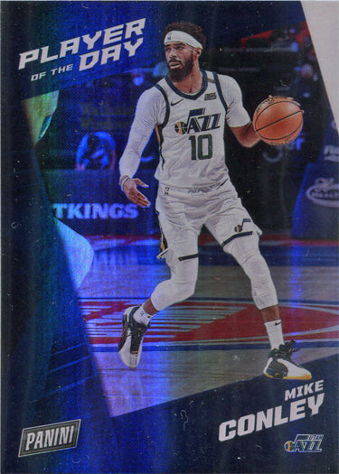 Panini Player of the Day 2021-22 Rainbow Parallel Base Card 48 Mike Conley