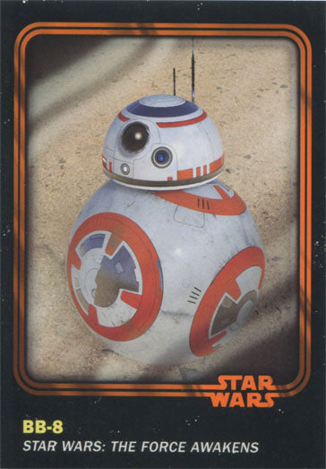 Star Wars Card Trader 2016 Orange Parallel Chase Card 48 BB-8 #02 of 50