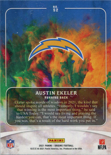 2021 Panini Score NFL Football Card Austin Ekeler San Diego Chargers Mint  #235