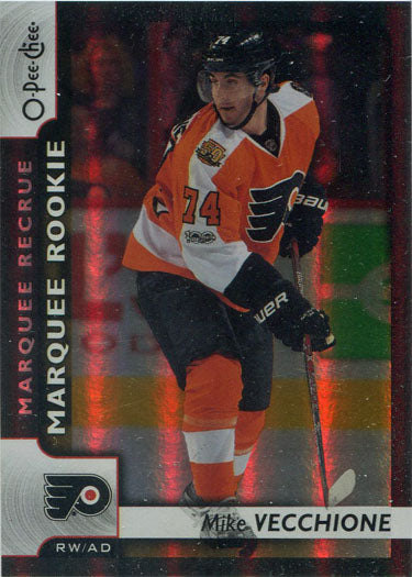 O-Pee-Chee Hockey 2017-18 Black Rainbow Parallel Card 541 Mike Vecchione 037/100