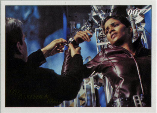 James Bond Archives 2017 Final Die Another Day Card 55 Gold Foil Parallel #006