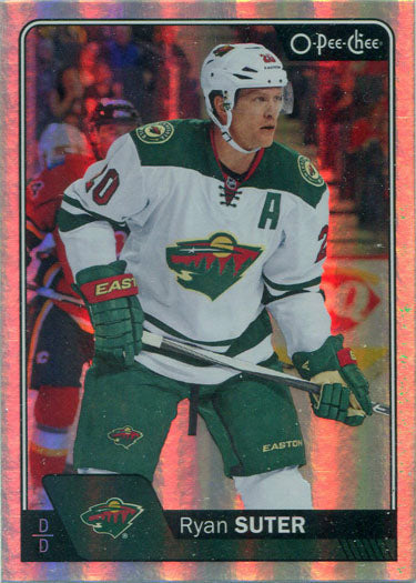 O-Pee-Chee Hockey 2016-17 Rainbow Parallel Base Card 56 Ryan Suter