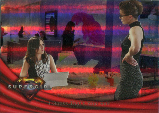 Supergirl Season 1 Rainbow Foil Board Base Variant Card 56