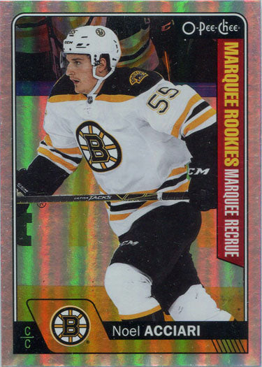 O-Pee-Chee Hockey 2016-17 Rainbow Parallel Card 583 Noel Acciari