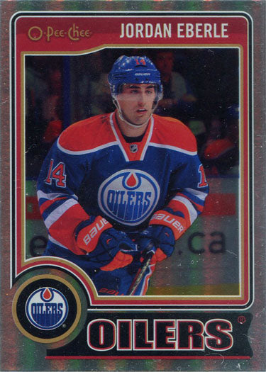 O-Pee-Chee Hockey 2014-15 Rainbow Parallel Base Card 58 Jordan Eberle