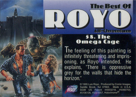 Luis Royo Best of All-Chromium Base Card 58 The Omega Cage