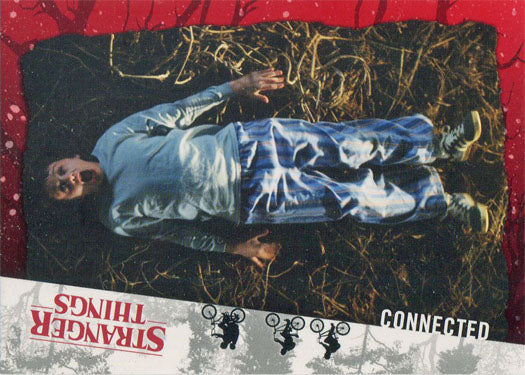Stranger Things Upside Down Red Parallel Card 59 "Connected" 09/50