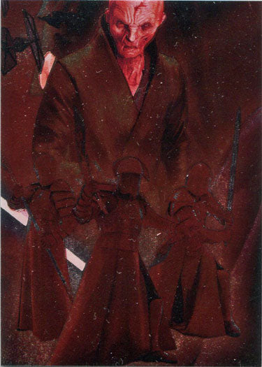 Star Wars Galaxy 2018 Galaxy Puzzle Etched Foil Chase Card 5 Supr. Leader Snoke