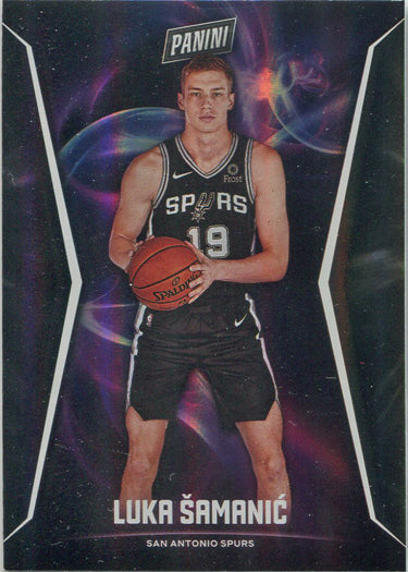 Panini Player of the Day 2020-21 Rainbow Parallel Base Card 70 Luka Samanic