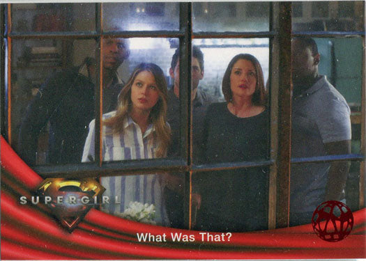 Supergirl Season 1 Red Omegahedron Deco Foil Base Variant Card 71