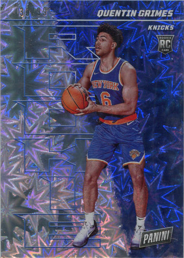 Panini Player of the Day 2021-22 Kaboom Parallel Base Card 74 Q. Grimes 30/99