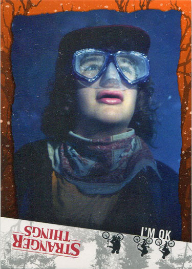 Stranger Things Upside Down Orange Parallel Card 75 "Im OK" 77/99