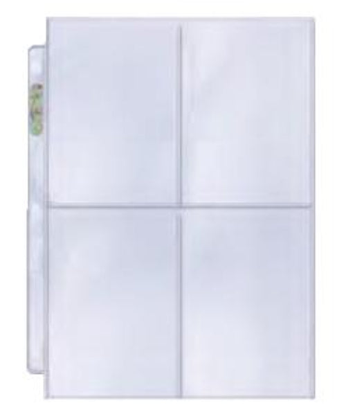 Ultra Pro 4-Pocket Platinum Page with 3-1/2" X 5" Pockets