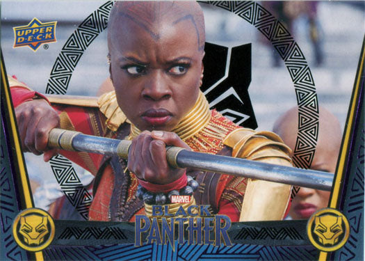 Marvel Black Panther Black Foil Parallel 81 Base Chase Card #129/149