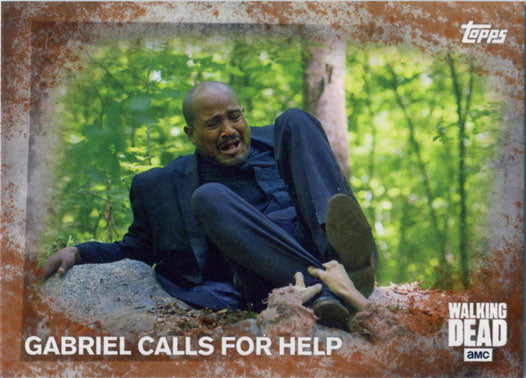 Walking Dead Season 5 Rust Parallel Base 8 Chase Card 41/99