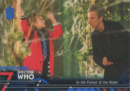 Doctor Who Extraterrestrial Encounters Blue Parallel Chase Card 94 #36/99