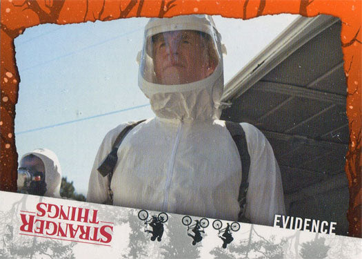 Stranger Things Upside Down Orange Parallel Card 9 "Evidence" 86/99