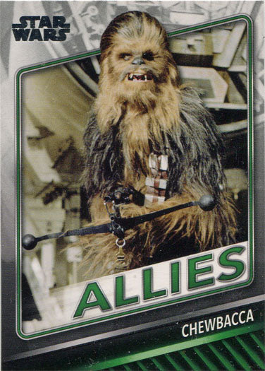 Star Wars Skywalker Saga Allies Chase Card A-3 Chewbacca