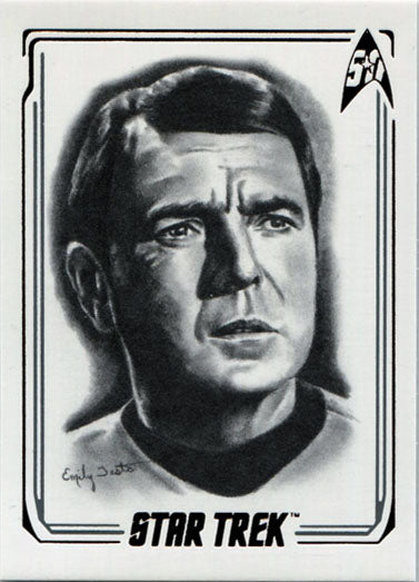 Star Trek 50th Anniversary ArtiFEX Emily Tester Chase Card A04 Scotty