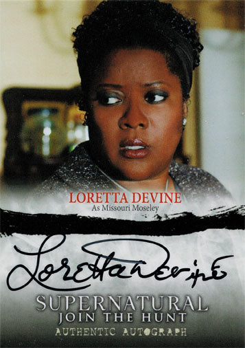 Supernatural Seasons One to Three Autograph Card A17 Loretta Devine As Missouri
