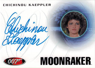 James Bond Autographs & Relics Autograph Card A188 Chichinou Kaeppler