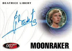 James Bond 50th Series Two Autograph Card A217 Beatrice Libert as Deradier