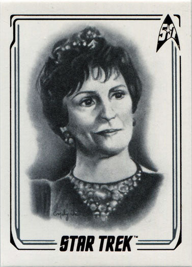 Star Trek 50th Anniversary ArtiFEX Emily Tester Chase Card A23 Lwaxana Troi