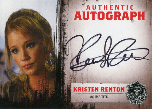 Sons of Anarchy Seasons 1 to 3 A23 Autograph Card Kristen Renton as Ima Tite