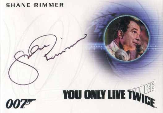 James Bond Archives 2015 Autograph Card A279 Shane Rimmer as Hawaii Radar Oper