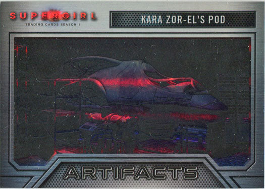 Supergirl Season 1 Rainbow Foil Board Artifacts Chase Card A4 Kara Zor-Els Pod
