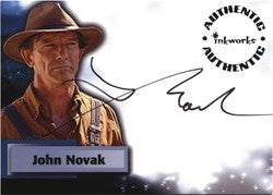 Smallville Season 6 A52 John Novak Autograph Card