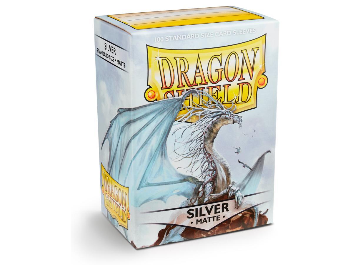 Dragon Shield Matte Sleeves - Silver ‘Caelum’ 100ct