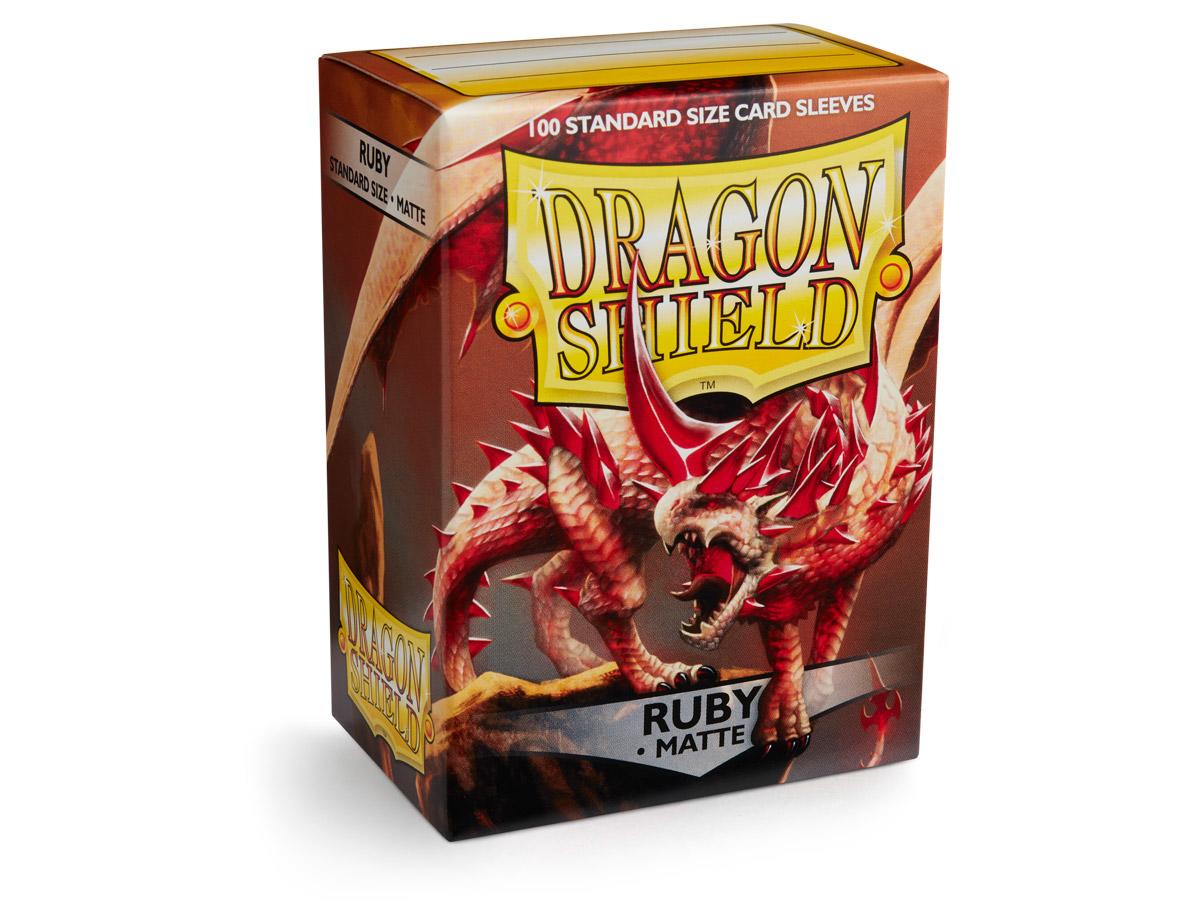 Dragon Shield Matte Sleeves - Ruby ‘Rubis’ 100ct