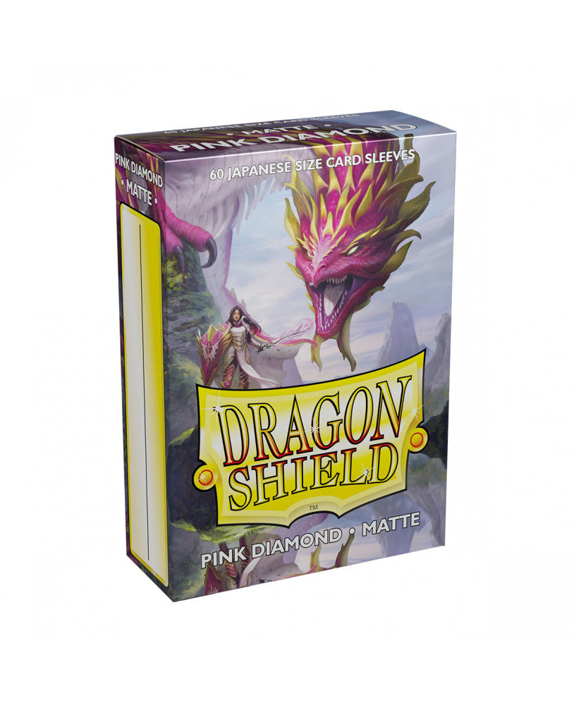 Dragon Shield Japanese Sized Matte Sleeves - Pink Diamond 60ct