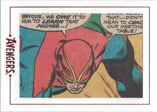 Marvel Avengers Silver Age Cut Archive AV58 Chase Card 61/140