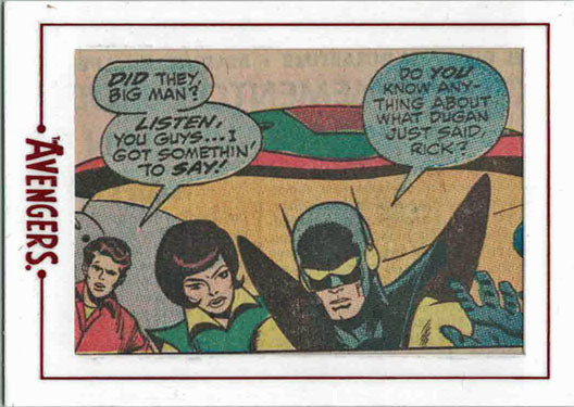 Marvel Avengers Silver Age Cut Archive AV72 Chase Card 84/109