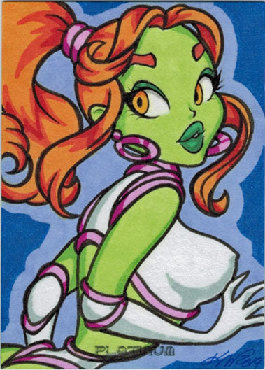 Galaxgals Eradication Platinum 5finity 2019 Kristin Allen Sketch Card