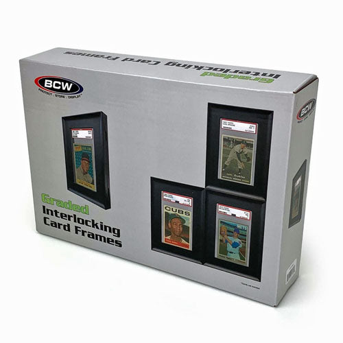 BCW Interlocking Graded Card Frames - Black