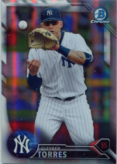 Bowman Chrome 2016 Draft Chrome Refractor BDC-143 Gleyber Torres