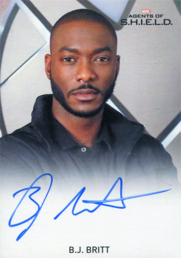 Marvel Agents of SHIELD Season 2 Autograph Card B.J. Britt as Agent Triplett FB