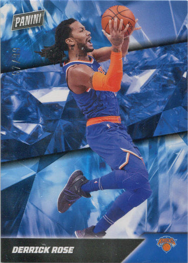 Panini Player of the Day 2021-22 NBA Insert Card BK6 Derrick Rose 67/99