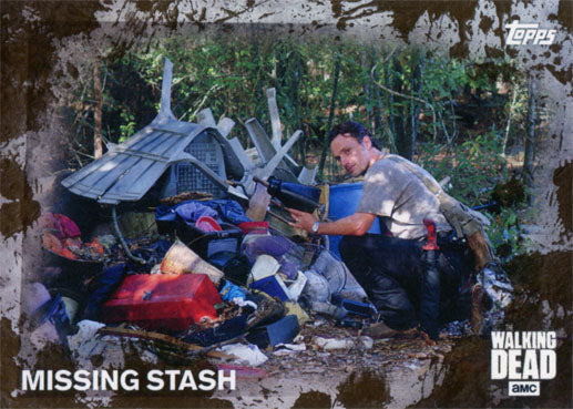 Walking Dead Season 5 Mud Parallel Base 74 Chase Card 30/50