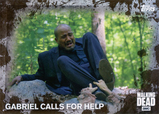 Walking Dead Season 5 Mud Parallel Base 8 Chase Card 41/50