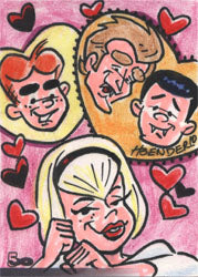 The Female Persuasion Sketch Card by Howard Bender of Sabrina