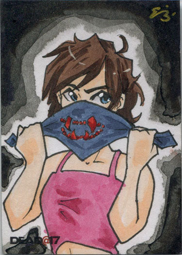 Dead@17 5finity Series 2 15th Anniversary Sketch Card by Eli Benik