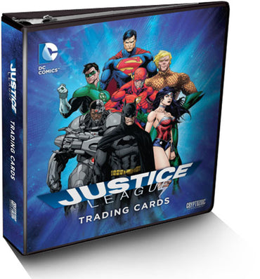 DC Comics Justice League Trading Card Binder Album with Costume Card