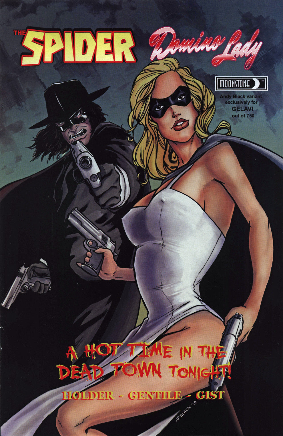 SPIDER DOMINO LADY ONE SHOT ANDY BLACK COVER